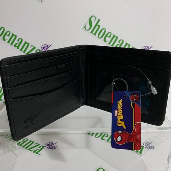 Buckle-Down Bi-Fold Wallet Marvel Spider-Man Jumping Swinging ID Card Holder - Picture 3 of 5